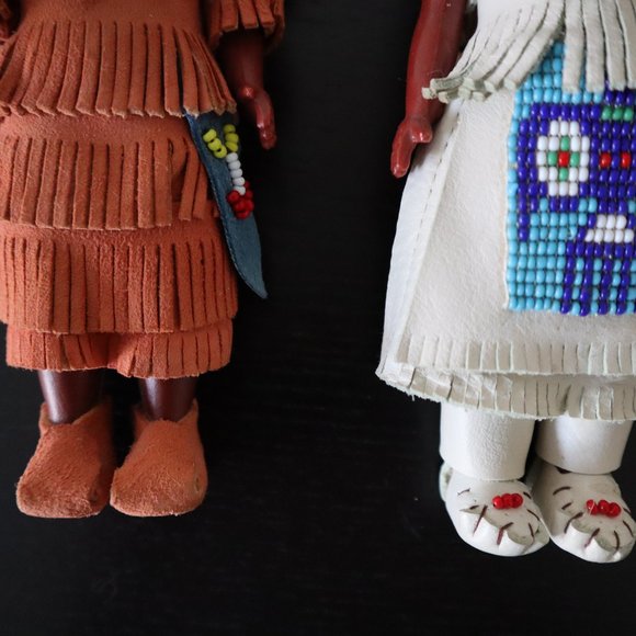 Collectible Native American dolls / Vintage Carlson dolls Native American dolls - Picture 11 of 13